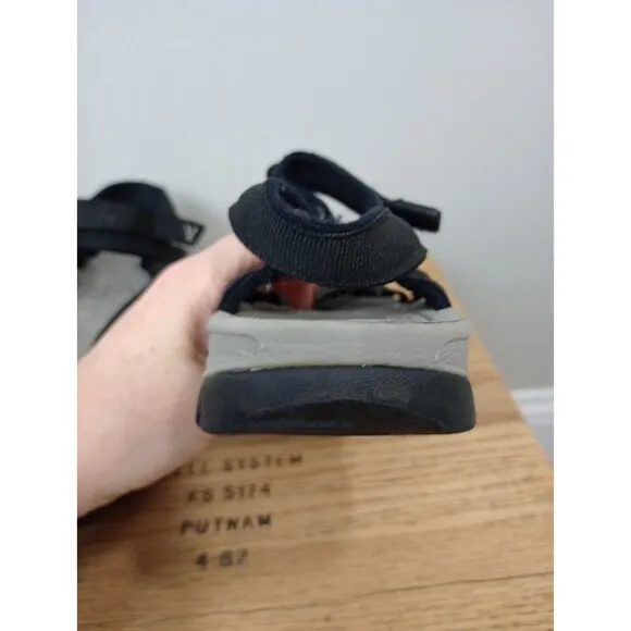Keen Sandals Womens 8 Black Rose Hiking Ankle Strap Anti Odor Anatomic Footbed