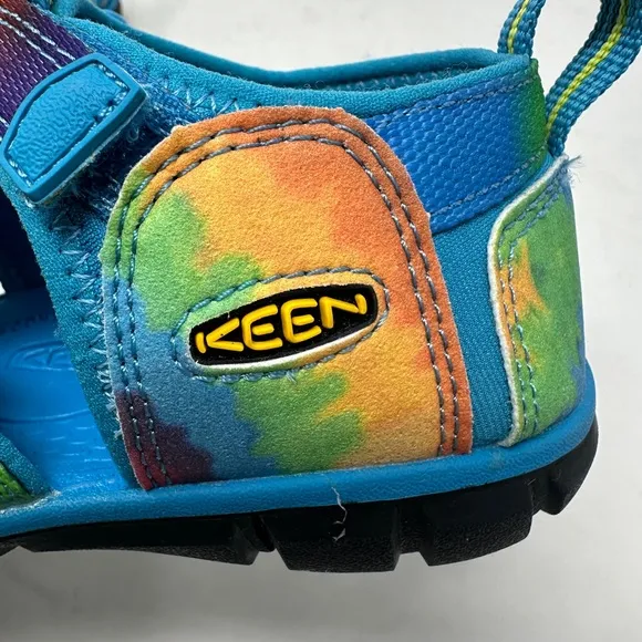 KEEN Seacamp II CNX Blue Tie Dye Sports Water Allsport Sandals Little Kid Size 2