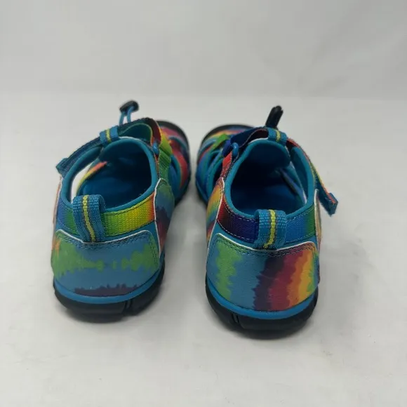 KEEN Seacamp II CNX Blue Tie Dye Sports Water Allsport Sandals Little Kid Size 2