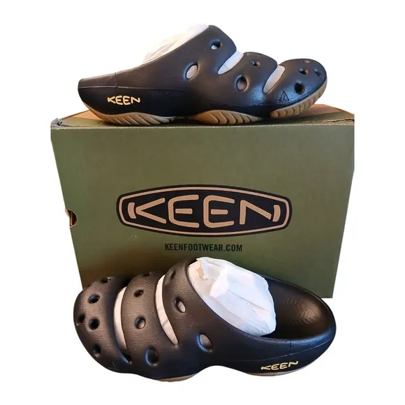 Keen Sz 11 Men Clogs Dark NAVY Blue Outdoor Sandals Sport Yogui 1001966 New #808
