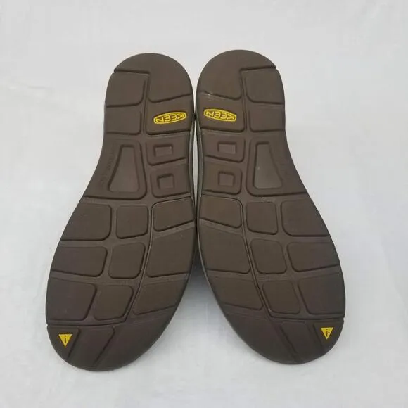 Keen Uneek 2 Slide Slip On Sandal Mens 10.5 Dark Earth Brindle Brown Leather