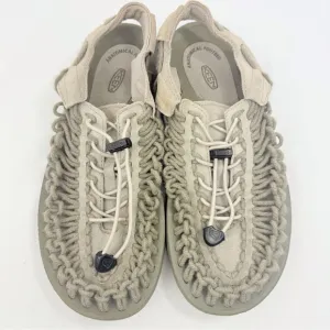 Keen UNEEK Soft Gray Woven Cord Slingback Sport Sandals