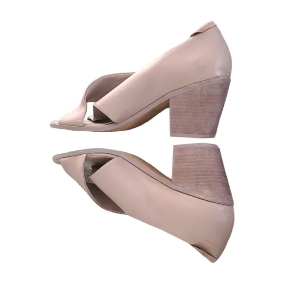 KELSI DAGGER ANTHRO Kacey Portobello Sandals 11 Criss Cross Leather Heels