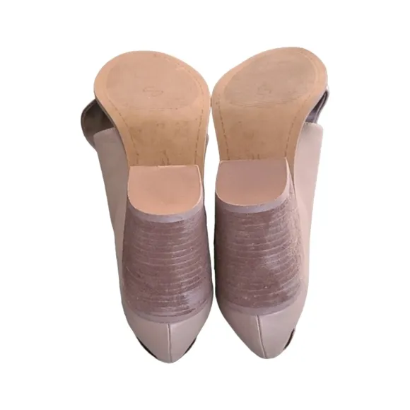 KELSI DAGGER ANTHRO Kacey Portobello Sandals 11 Criss Cross Leather Heels