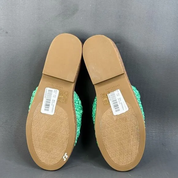 Kurt Geiger London Eagle Crochet Cork Slide Sandals women’s size 10 (40.5)