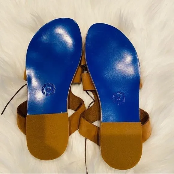 KYMA Kors Slip-on Laced Greece Sandals Size 36/6