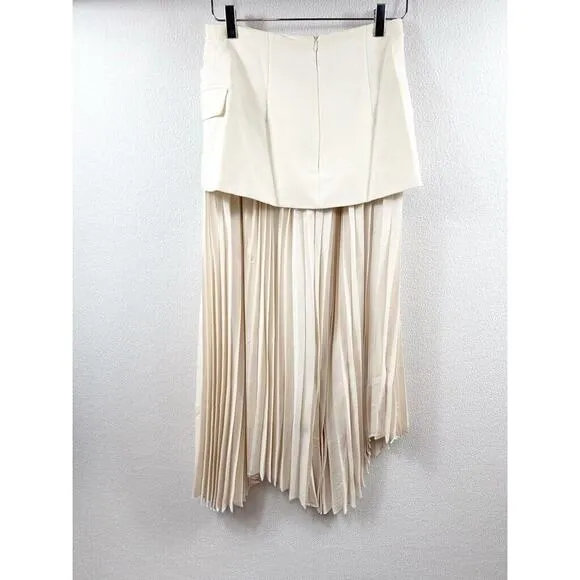 Lanny Pleated Skirt – Ivory