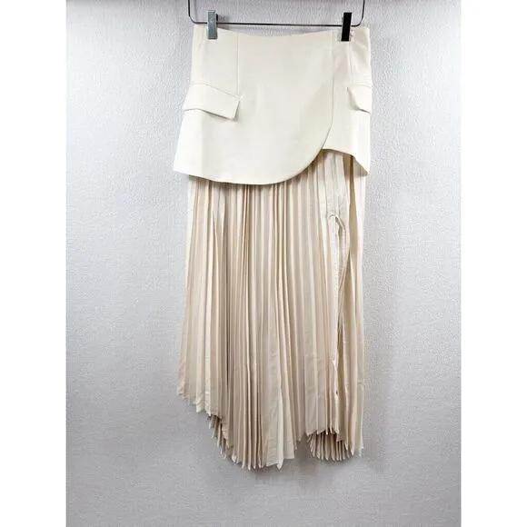 Lanny Pleated Skirt – Ivory
