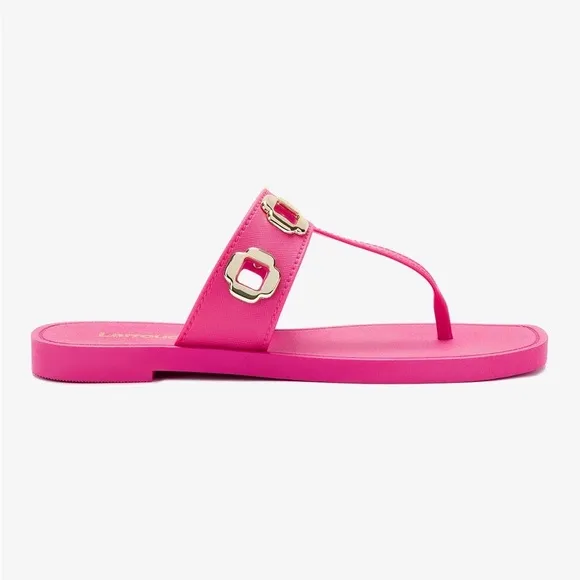 Larroude Milan Memory Foam Cushioned Slide Sandals Handmade in Brazil - …
