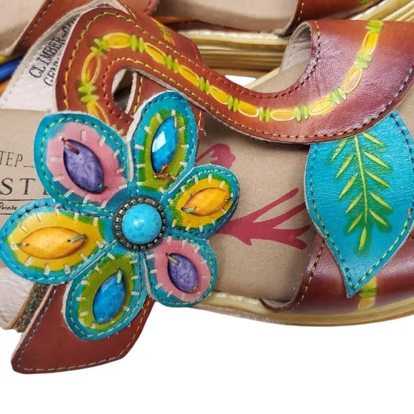 L’artiste by Spring Step &quot;Climber&quot; Slide Platform Sandals NWOT Comfort
