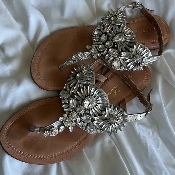 Lauren Lorraine embellished sandals