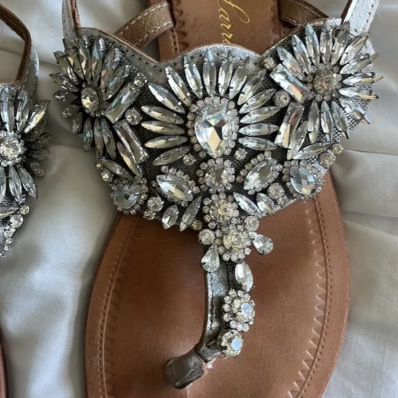 Lauren Lorraine embellished sandals