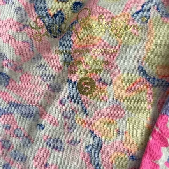 Lilly Pulitzer Amina V-Neck So Snappy Turtle Swing Dress, S