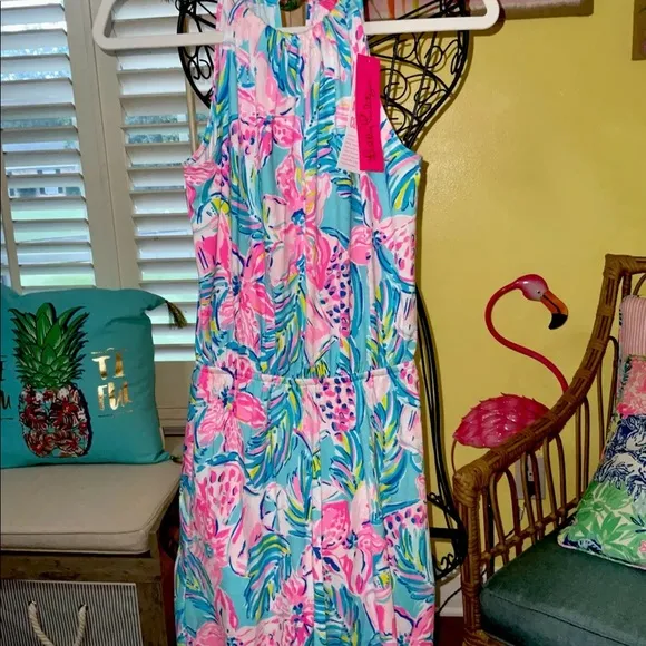 Lilly Pulitzer NWT Bowen Skort Romper Blue Ibiza Gimme Juice Size XXS,XS