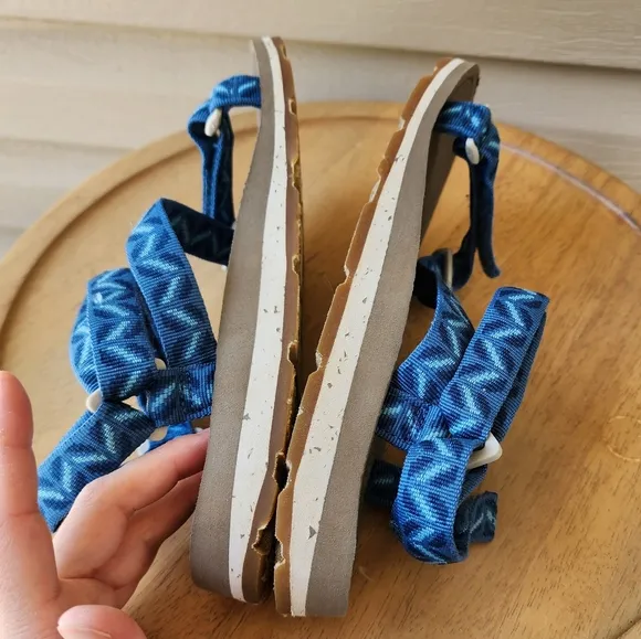 L.L.Bean women's blue sandals