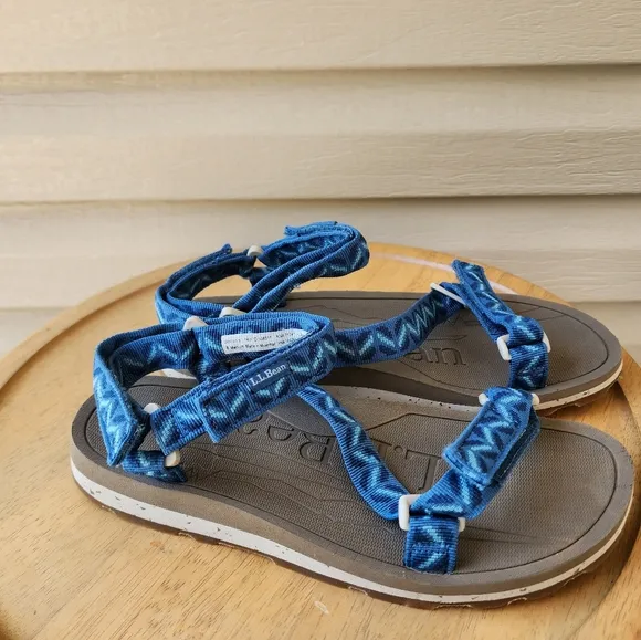 L.L.Bean women's blue sandals