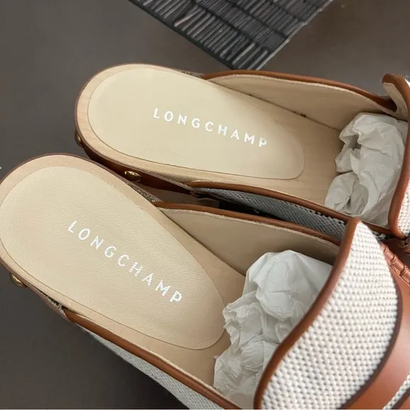 Longchamp | La Cigale Clog Sandals Size: 40