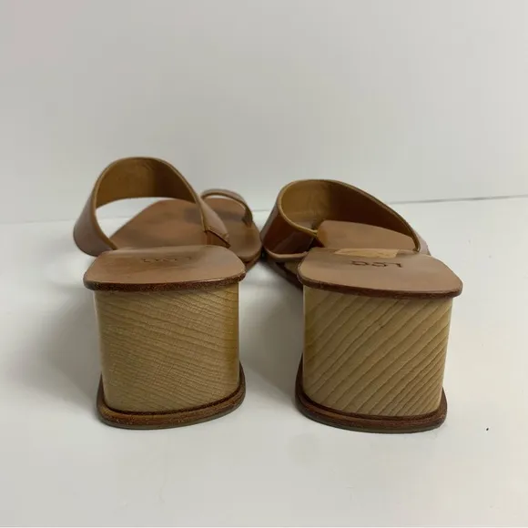 LOQ Women’s US‎ 9.5 EU 40 Wedge Sandals Cadiz Minimalistic Neutral Brown