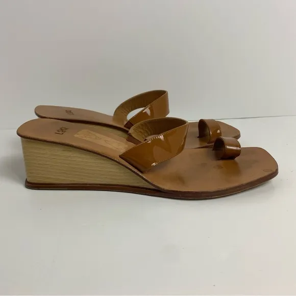 LOQ Women’s US‎ 9.5 EU 40 Wedge Sandals Cadiz Minimalistic Neutral Brown