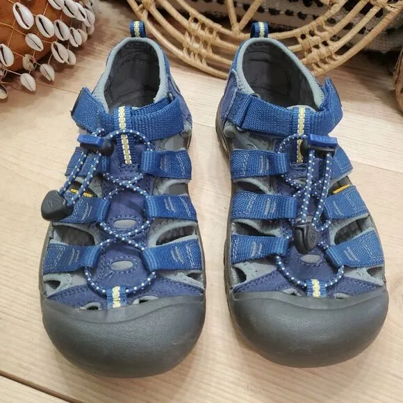 Lot Of 2 KEEN Kids' Sz 4/36 Newport H2 Sandals Blue Water Sports Hiking Outdoor