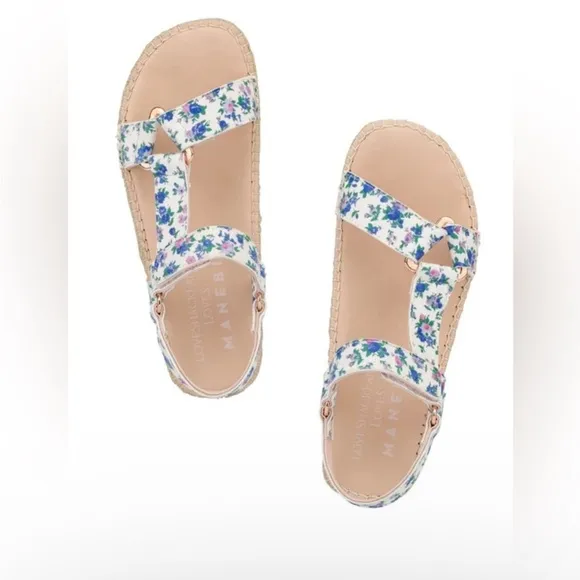 LoveShackFancy Loves Manebi Hiking Sandals in Bluejay Size 38/ 8