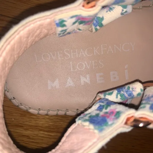 LoveShackFancy Loves Manebi Hiking Sandals in Bluejay Size 38/ 8