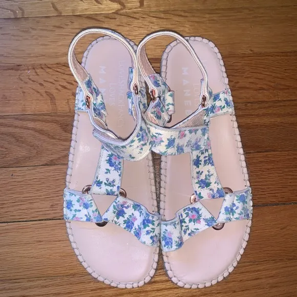 LoveShackFancy Loves Manebi Hiking Sandals in Bluejay Size 38/ 8