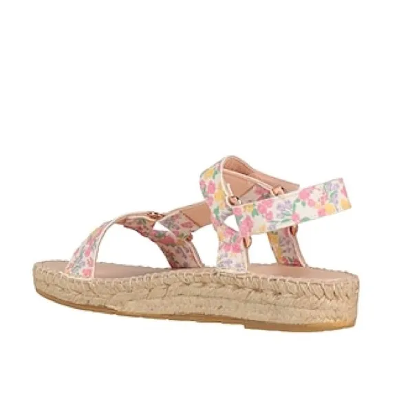 LoveShackFancy x Manebi Espadrille Hiking Sandals in Fruit Punch, Size 38 NEW