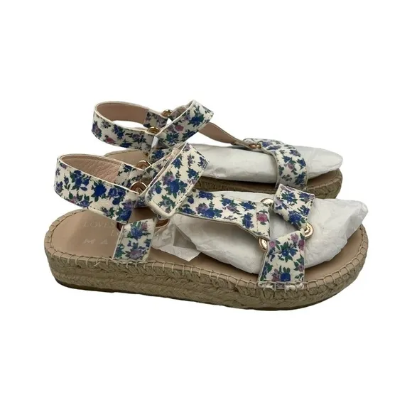 LOVESHACKFANCY X MANEBI Hiking Sandals Blue Jay Song 7