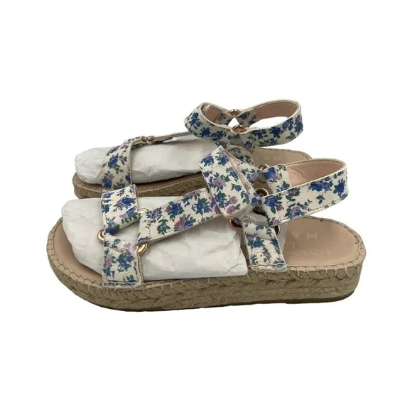 LOVESHACKFANCY X MANEBI Hiking Sandals Blue Jay Song 7