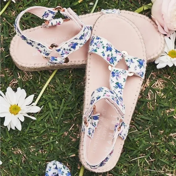 LOVESHACKFANCY X MANEBI Hiking Sandals Blue Jay Song 7
