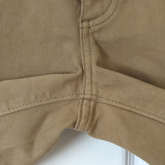 Lucky Brand Distressed Mid Rise Cut Off Button Fly Boyfriend Shorts Brown 4/27