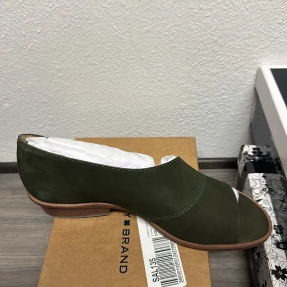 Lucky Brand Women's Serkie Open Toe Slip on Sandal Heeled