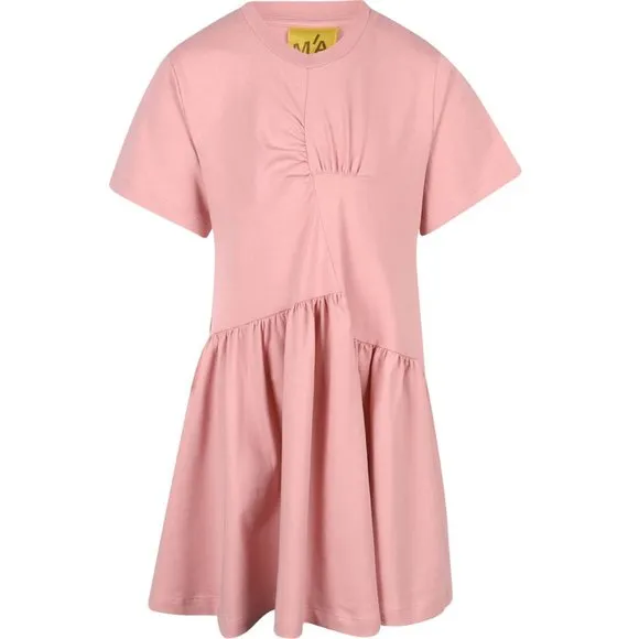 m'a-kids-by-marques-almeida Organic Cotton Short-Sleeved Dress in Pink 6t