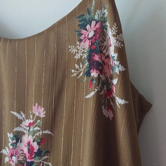 Madewell Cami Tiered Floral Midi Sleeveless Dress Size 10 #L3323 Slipdress