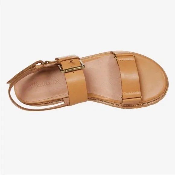 Madewell The Cady Lugsole Sandals In Desert Camel Neutral Vacation Size 6.5