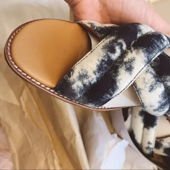 Madewell The Skyler Slide Sandal in Tie-Dye