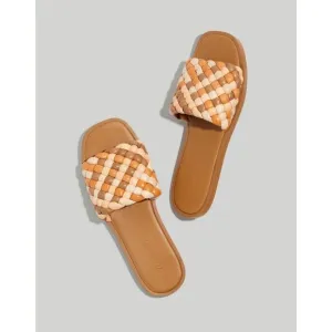 Madewell 'The Suzi' Slide Sandal in Multi Woven Leather                      360