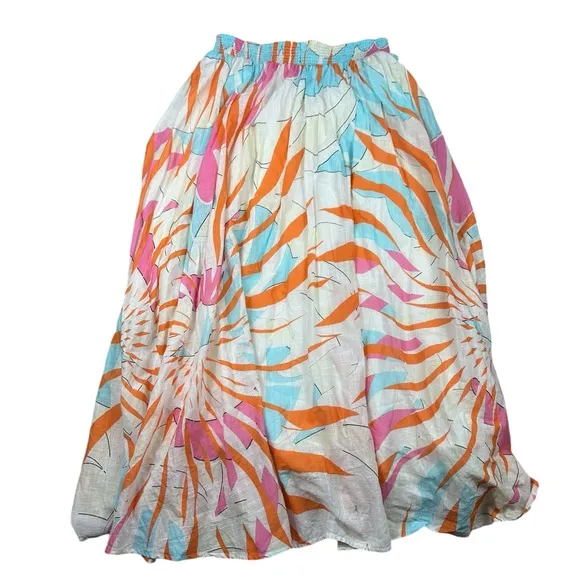 MAEVE x ANTHROPOLOGIE: Floral Burst Maxi Skirt -Size Small
