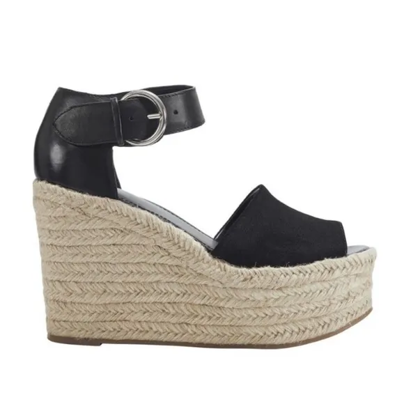 Marc Fisher Alita Platform Wedge Espadrille Sandal NIB Size 9.5