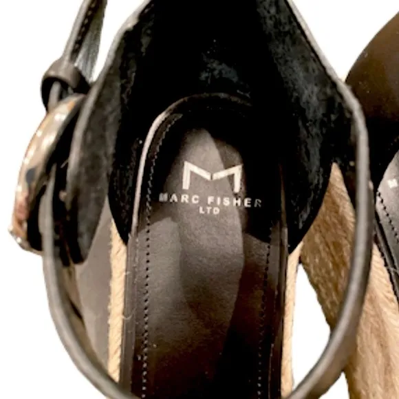 Marc Fisher Alita Platform Wedge Espadrille Sandal NIB Size 9.5