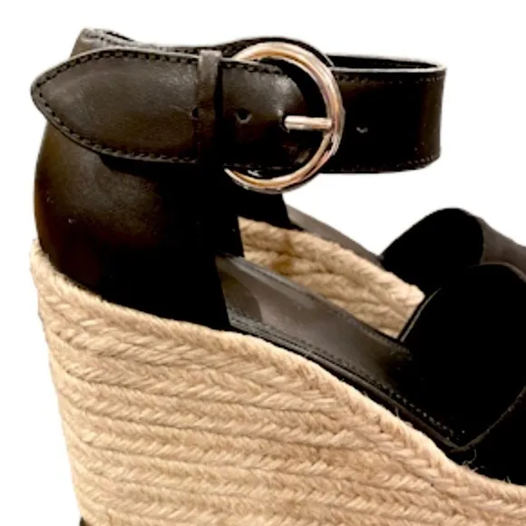 Marc Fisher Alita Platform Wedge Espadrille Sandal NIB Size 9.5