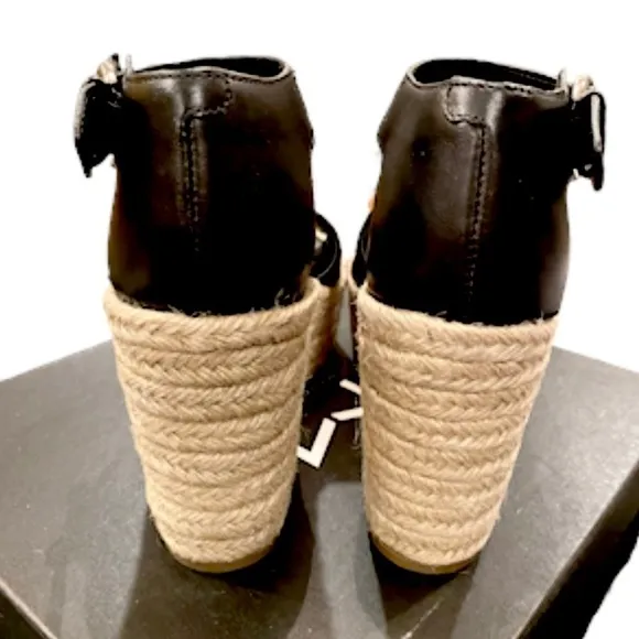 Marc Fisher Alita Platform Wedge Espadrille Sandal NIB Size 9.5