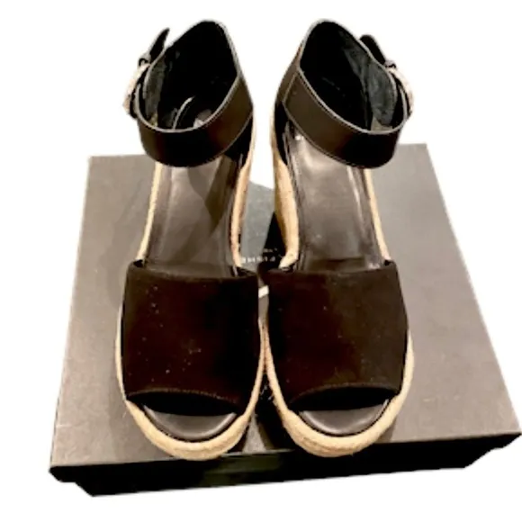 Marc Fisher Alita Platform Wedge Espadrille Sandal NIB Size 9.5