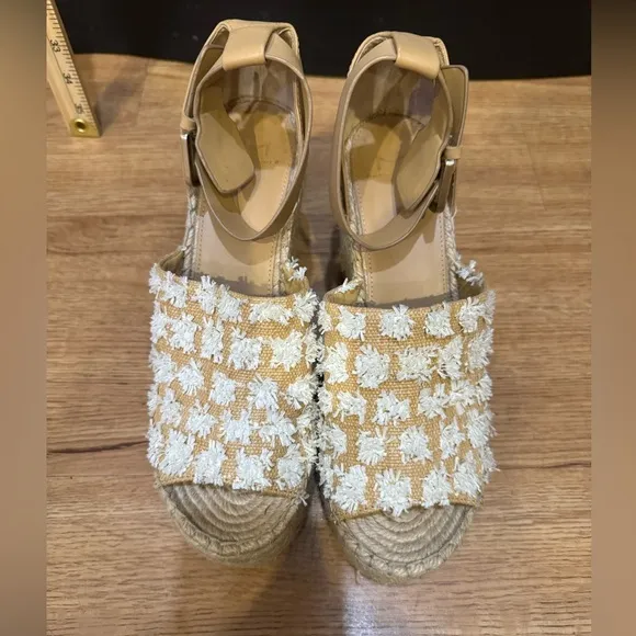 Marc Fisher LTD Adalyn Espadrille Wedge Sandal Shoe Size 9