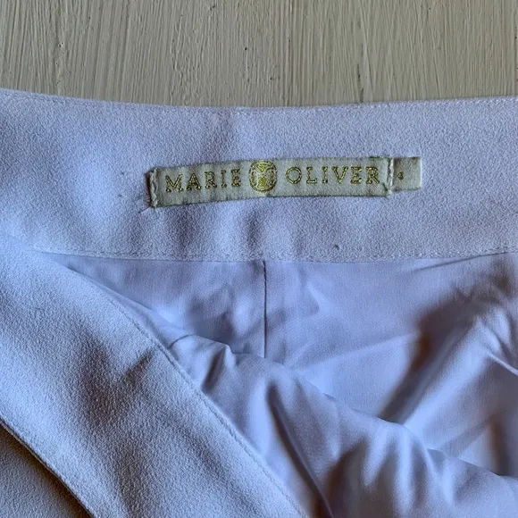 Marie Oliver -- White -- High-Waisted Shorts – Size 0