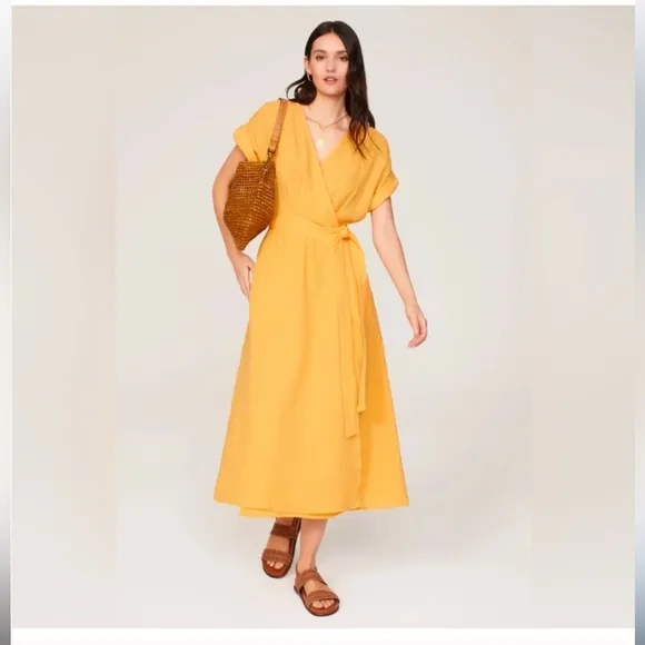 MARINE LAYER 🔥 Valencia Wrap Dress