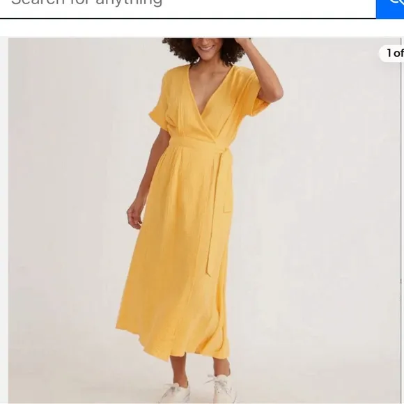 MARINE LAYER 🔥 Valencia Wrap Dress