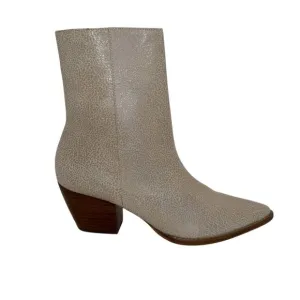 Matisse Caty Suede Pointed Toe Leather Ankle Western Boot in Sandstone - 8.5