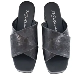 Matisse Holden Slide Sandals Womens Black Mod Casual Chic Boho Minimalist NWB